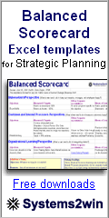 Excel templates for Strategic Planning - free downloads