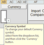 Currency button