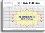 OEE Data Collection form